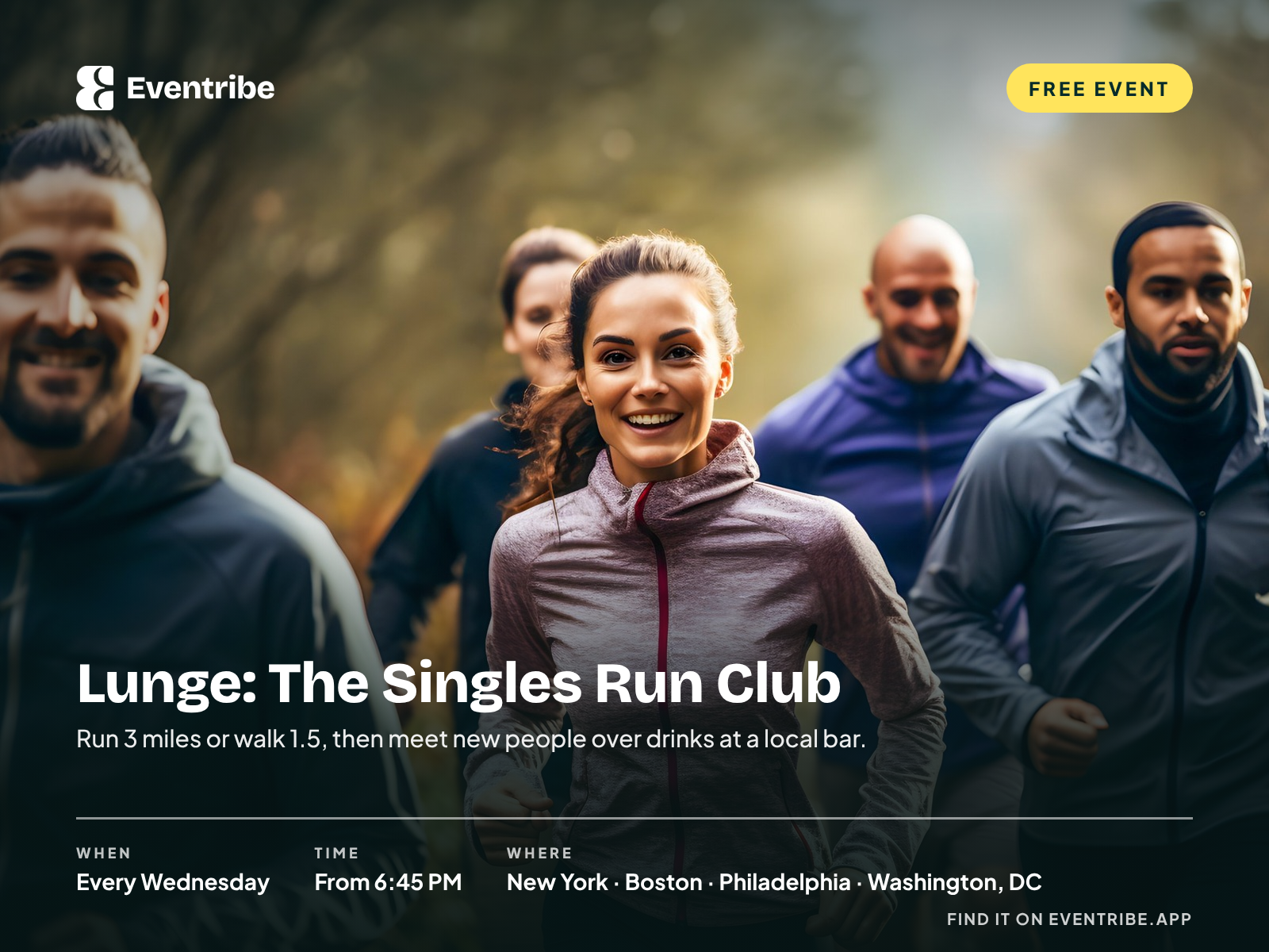 Run Free Lunge: The Singe Run Club | Eventribe